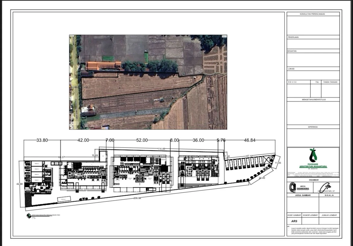 Perencanaan Siteplan Pabrik